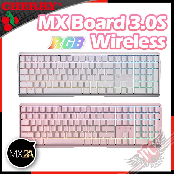 [ PCPARTY ] CHERRY 德國原廠 MX Board 3.0S Wireless MX2A 三模無線電競機械式鍵盤