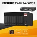 QNAP 威聯通 TS-873A-8G 8-Bay QSW-1105-5T 2.5G 交換器超值組合包