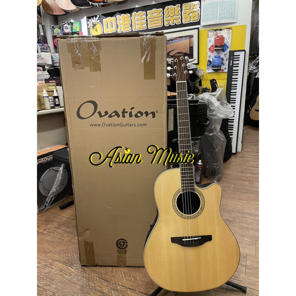 亞洲樂器 Ovation CS24-4 圓背電民謠吉他、美國品牌、圓背吉他、送原廠袋