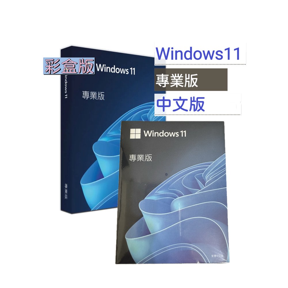 【有發票+台灣正版】Microsoft 微軟 Windows 11 中文專業版盒裝 (內附USB)