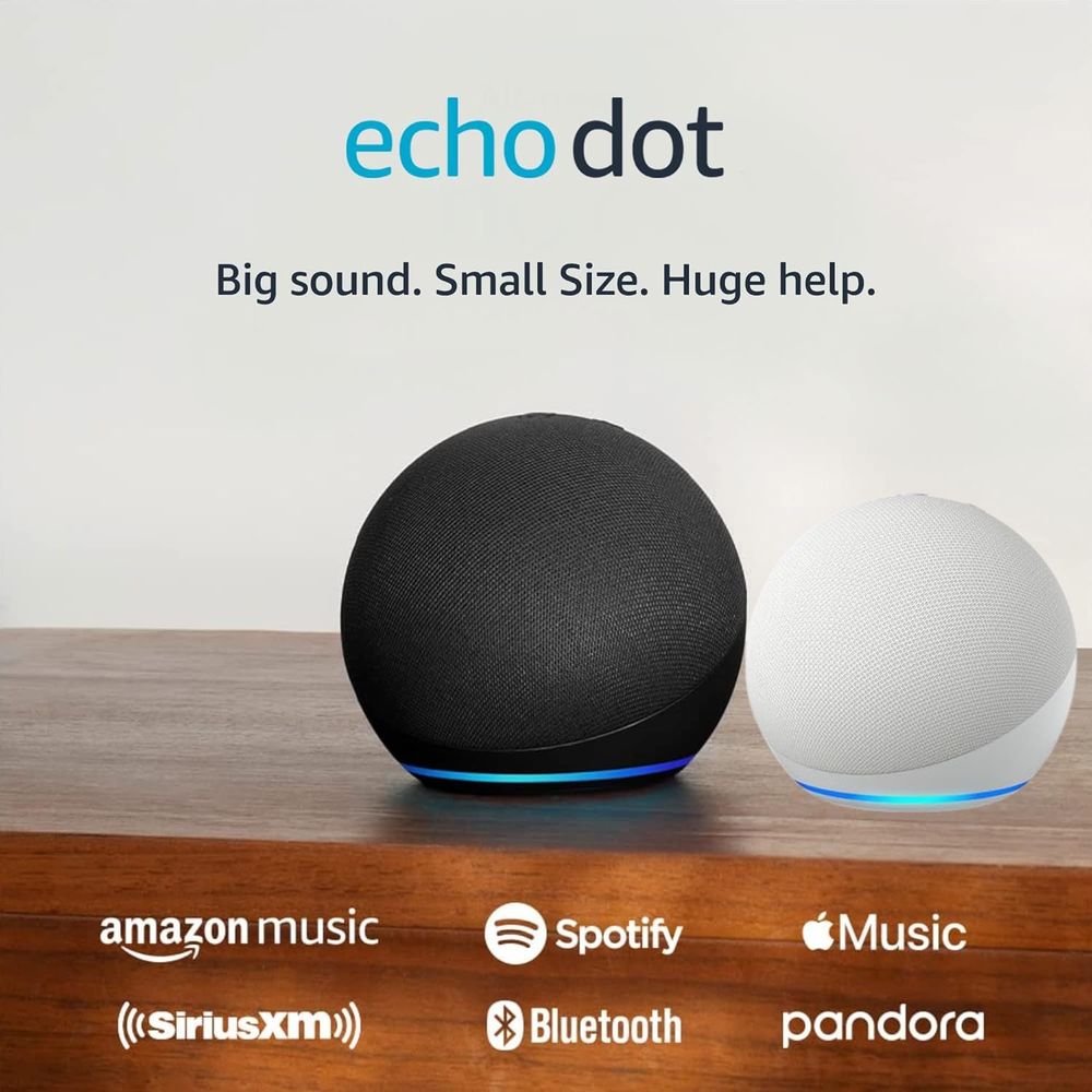 [3美國直購] Amazon Echo Dot 5代 2022 上市 Speaker with Alexa 白/黑