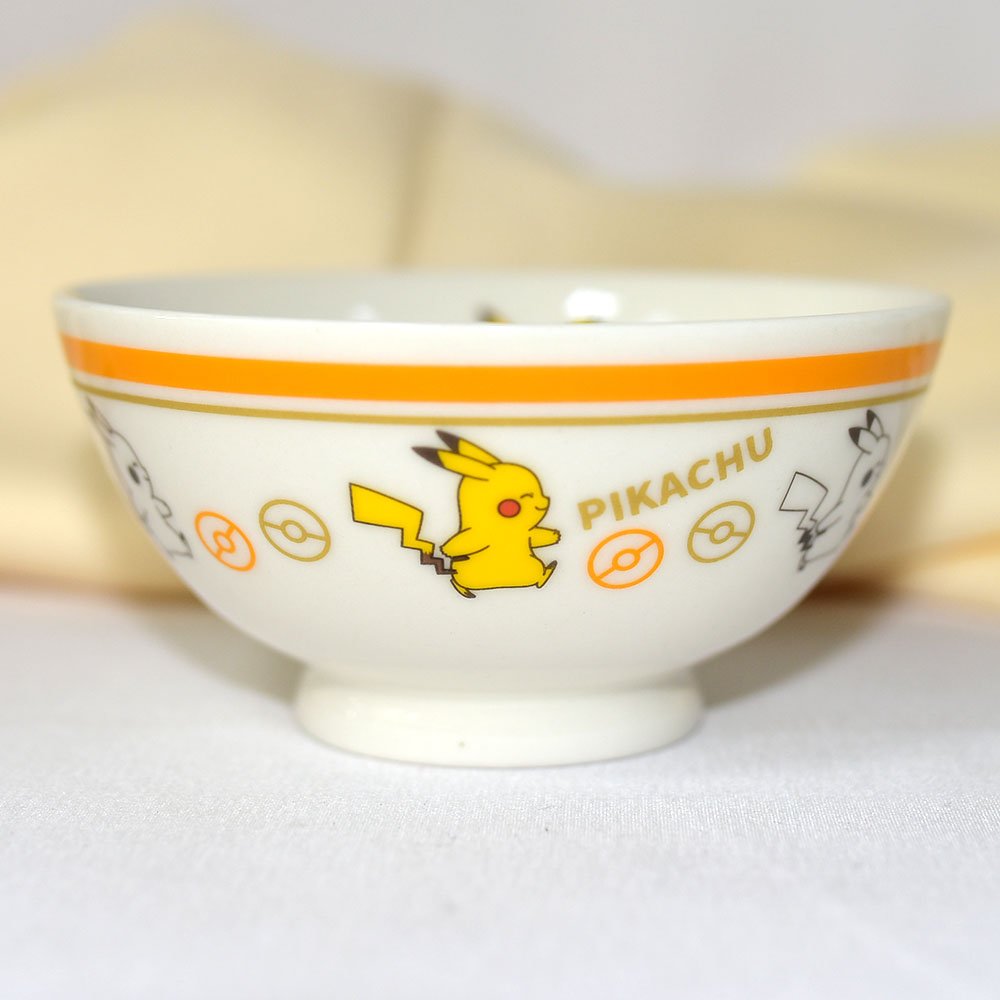 皮卡丘 寶可夢 茶碗 湯碗 磁器 日本製正版