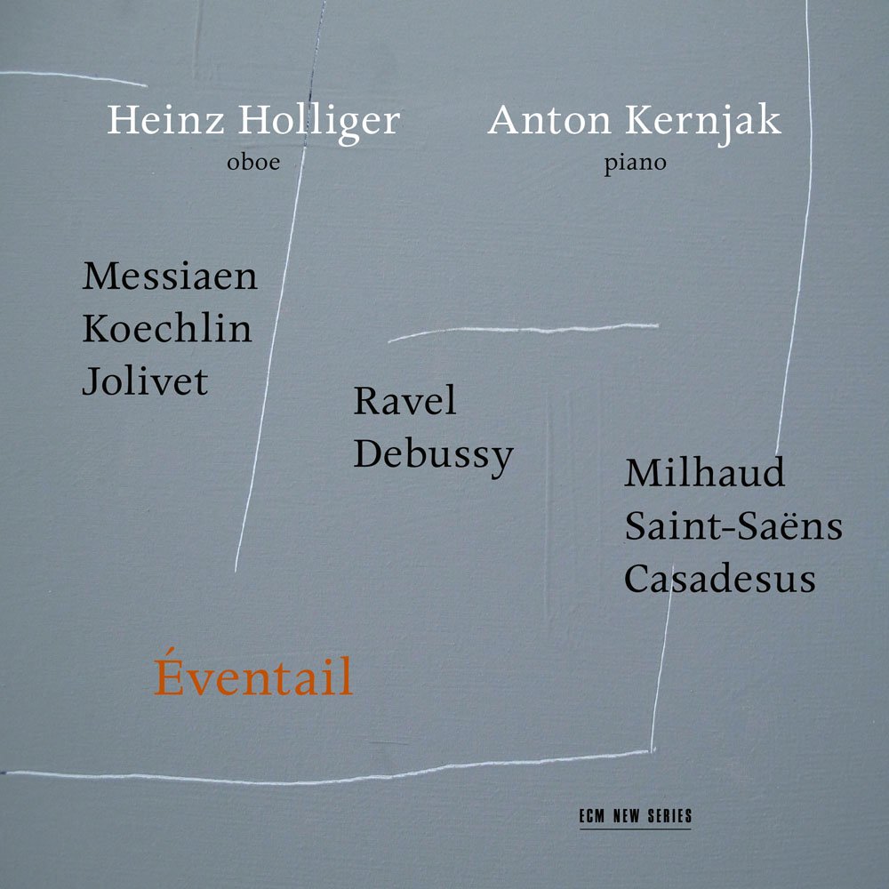 ECM2694亨氏．霍利格／安東．克納克：法國音樂的扇子 Heinz Holliger / Anton Kernjak: Éventail (CD)【ECM】