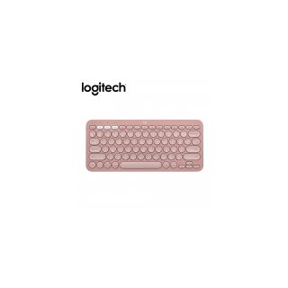 【Logitech 羅技】K380S 跨平台藍牙鍵盤 玫瑰粉
