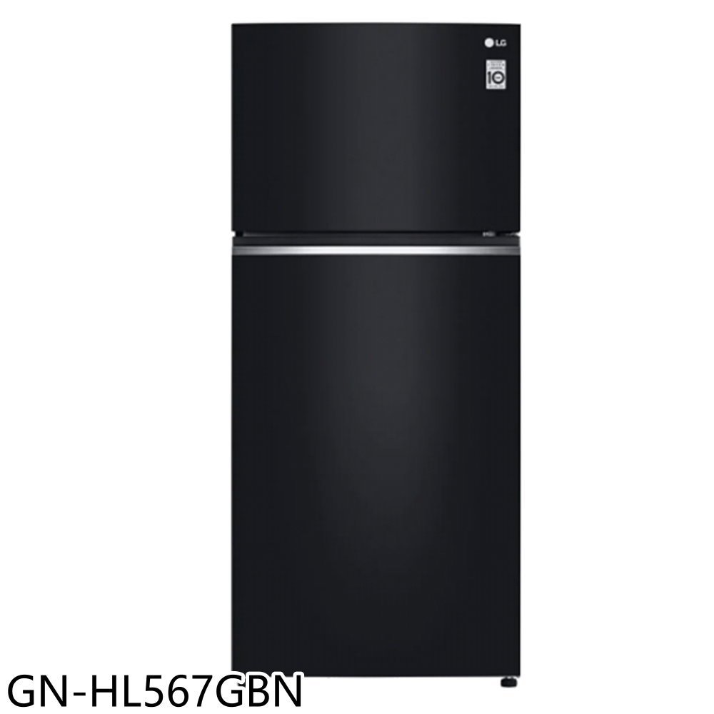 《可議價》LG樂金【GN-HL567GBN】525公升雙門變頻鏡面曜石黑冰箱(含標準安裝)(全聯禮券2300元)