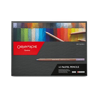 CARAN d''ACHE 瑞士卡達 專家級粉彩鉛筆 40色 /盒 788.340