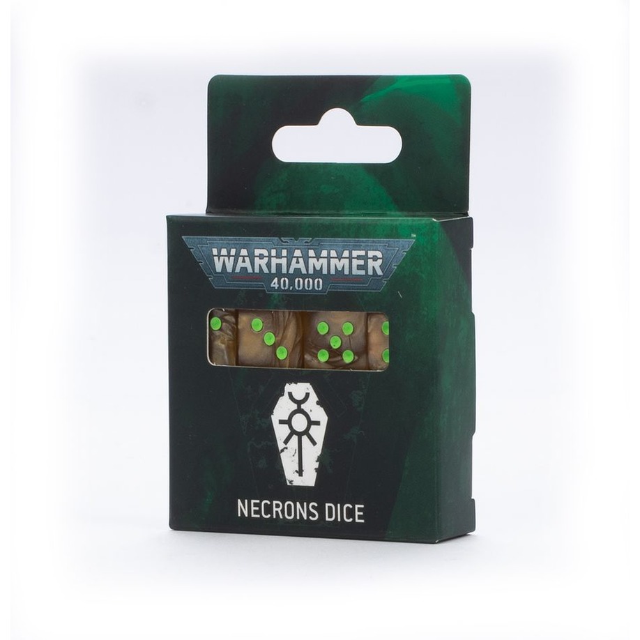 Warhmmer【戰鎚40K】Necrons: Dice Set - 太空死靈骰子