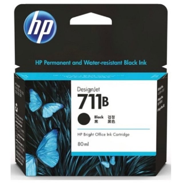 【1768購物網】HP 711B (80ml) BK 墨匣取代CZ133A需更新韌體 3WX01A