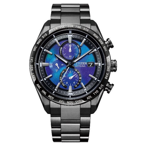 CITIZEN星辰錶 AT8285-68Z HAKUTO-R限定款 登月限定款光動能鈦金屬電波對時男錶 43mm