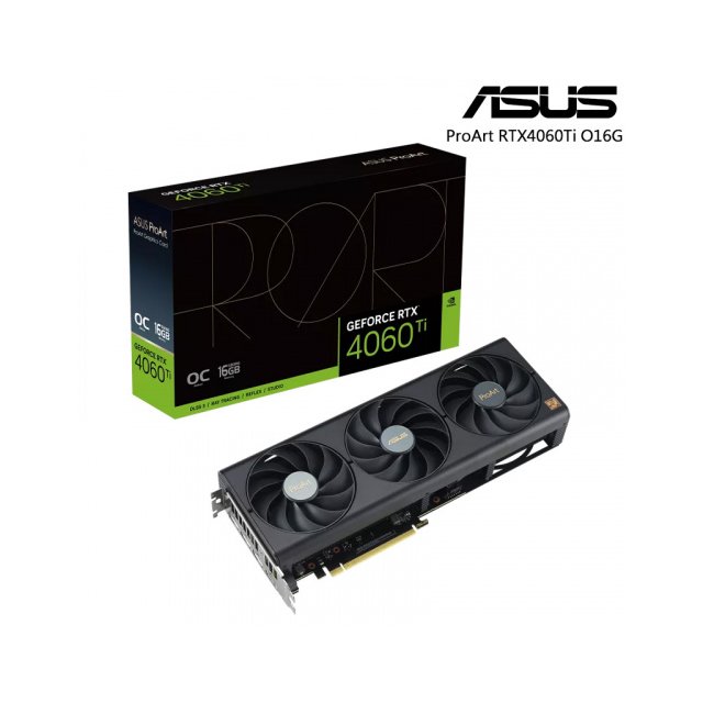 ASUS 華碩 ProArt GeForce RTX 4060 Ti OC 16G GDDR6 顯示卡