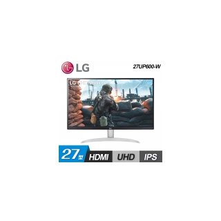 【LG 樂金】27UP600-W 27型 UHD 4K IPS 高畫質編輯顯示器