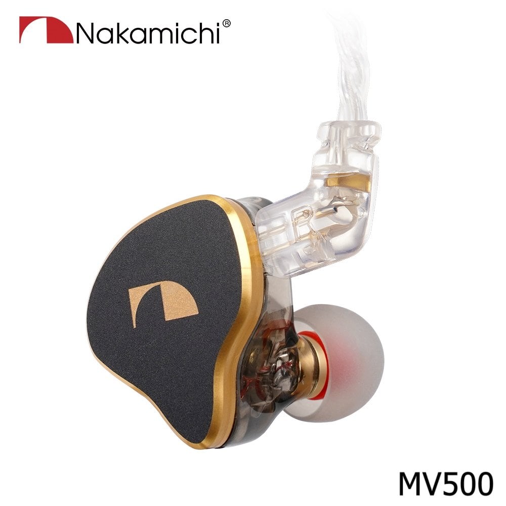 東京快遞耳機館 日本中道 Nakamichi MV500 1圈4鐵 5單 可換線 耳道式耳機