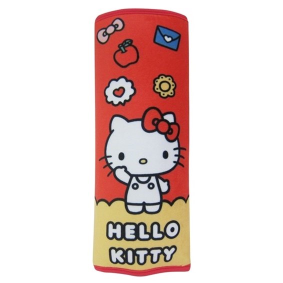 【★優洛帕-汽車用品★】Hello Kitty 可愛物語系列 安全帶保護套舒眠枕 1入 PKTD018R-02
