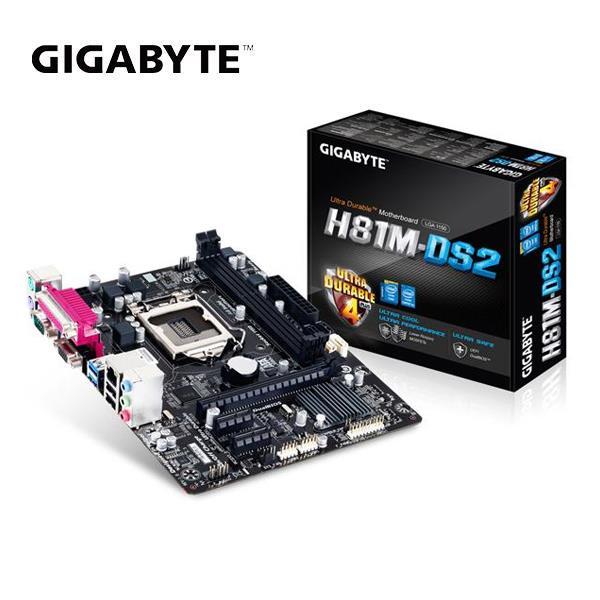 【免運】技嘉 GIGABYTE GA-H81M-DS2 H81 晶片組 LGA1150 主機板