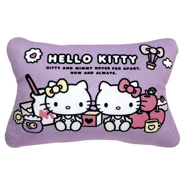 車資樂㊣汽車用品【PKTD019V-04】Hello Kitty CUTIE LAND樂園系列 座椅頸靠墊 護頸枕 頭枕 午安枕 1入