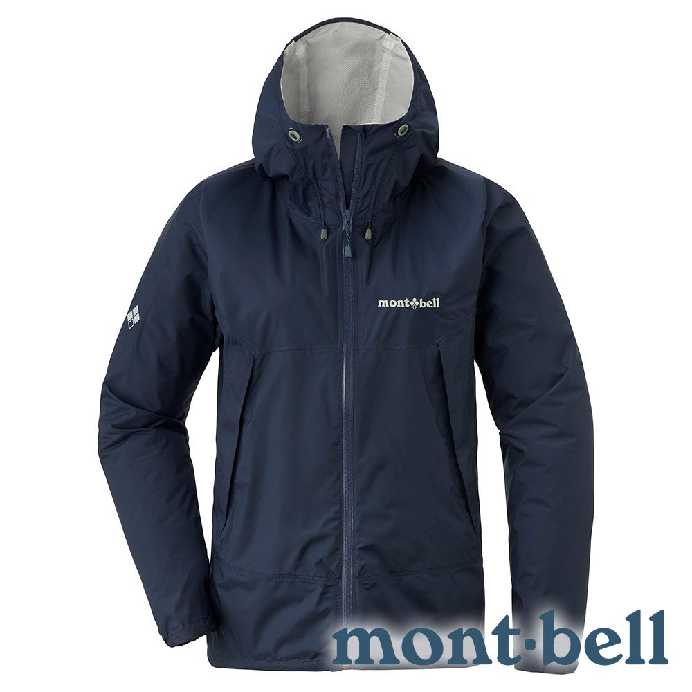 【mont-bell】RAIN HIKER女單件式防水連帽外套『藍』1128662 戶外 登山 露營 休閒 時尚 防水 連帽外套