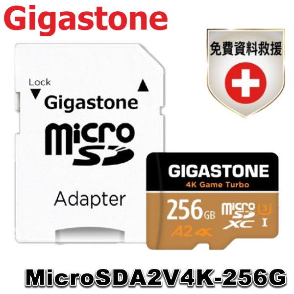 【MR3C】含稅 Gigastone Data Recovery Micro SD 256GB 256G 資料救援記憶卡 (附轉卡)