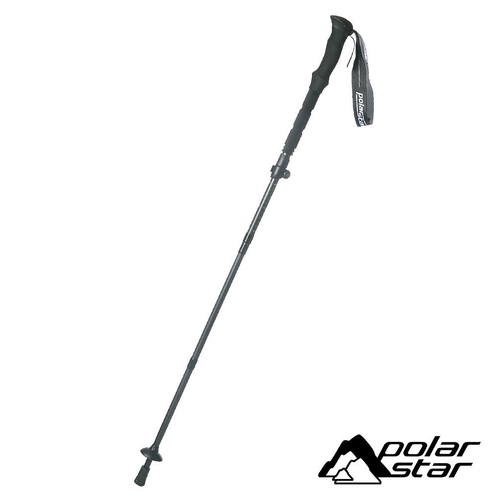 【PolarStar】超輕碳纖維摺疊登山杖『黑』P23725 戶外.登山.健行.健走.露營.手杖.爬山.拐杖 (單隻販售)