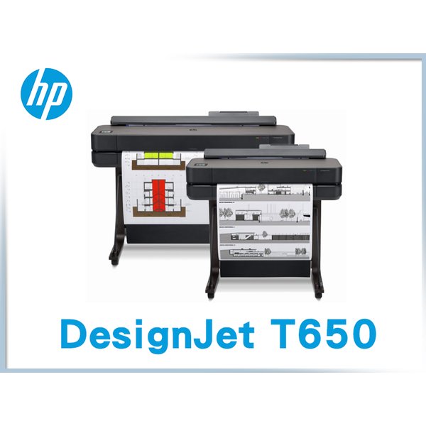 【贈送價值10500元好禮/含稅】HP Designjet T650 24吋彩色噴墨CAD繪圖機 取代T520/T530