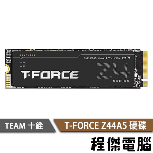 【TEAM 十銓】T-Force Z44A5 散熱貼 1T M.2 PCI-E SSD 固態硬碟 五年保『高雄程傑』