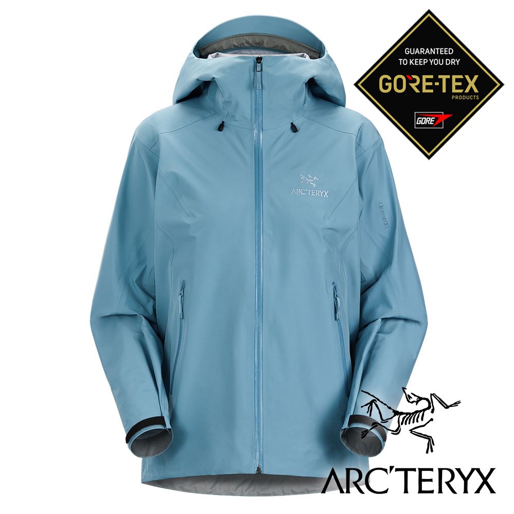 【Arc'teryx 始祖鳥】女Beta LT單件式GT防水外套『快樂藍』X007239 戶外 露營 登山 健行 休閒 時尚 保暖 防水外套