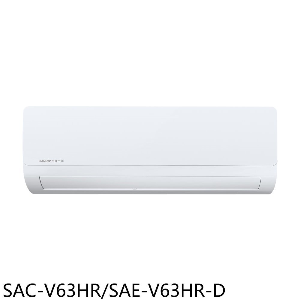 《可議價》SANLUX台灣三洋【SAC-V63HR/SAE-V63HR-D】變頻冷暖福利品分離式冷氣(含標準安裝)