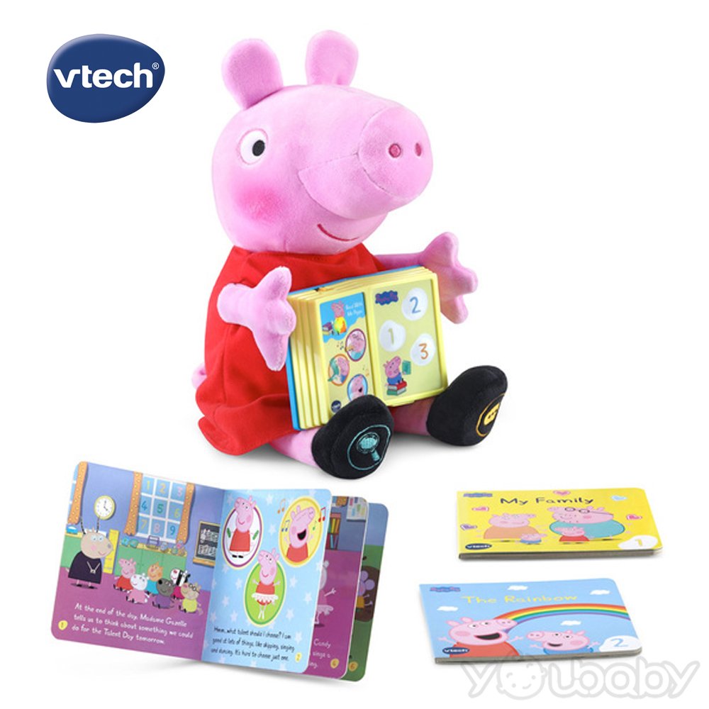 Vtech 粉紅豬小妹 - 2合1互動故事偶 / 佩佩豬 兒童玩具.樂器.音樂.嬰幼兒教具
