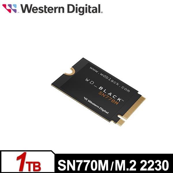 WD 黑標 SN770M 1TB M . 2 2230 PCIe 4 . 0 NVMe SSD 內接固態硬碟