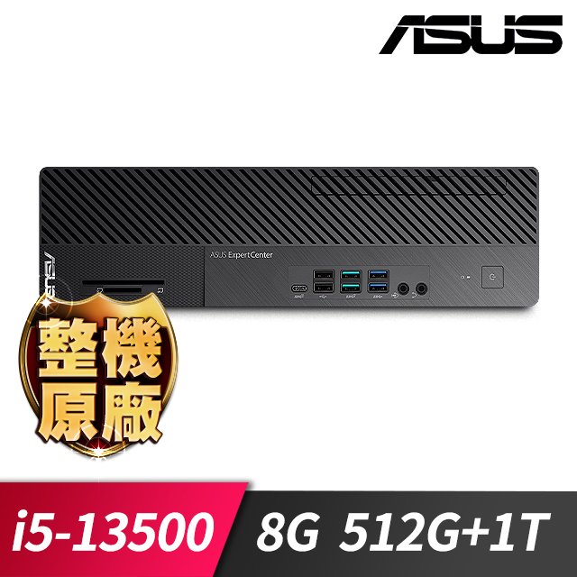 ASUS M700SE薄型商用電腦(i5-13500/8G/M.2-512G+1TB/300W/W11P)