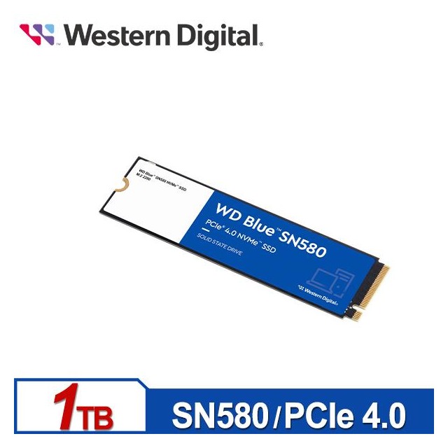 WD 藍標SN580 1TB M . 2 PCIe 4 . 0 NVMe - 諾亞數位精品｜PChome商店街