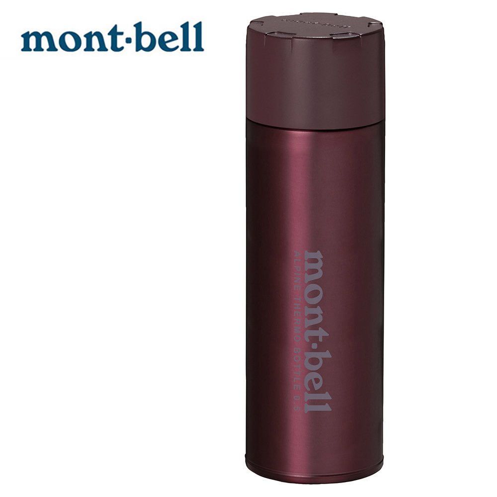 【Mont-bell 日本】Alpine Thermo Bottle 0.5L 輕量保溫瓶 葡萄酒紅 (1134167)
