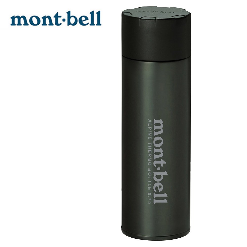 【Mont-bell 日本】Alpine Thermo Bottle 0.75L 輕量保溫瓶 深灰 (1134168)