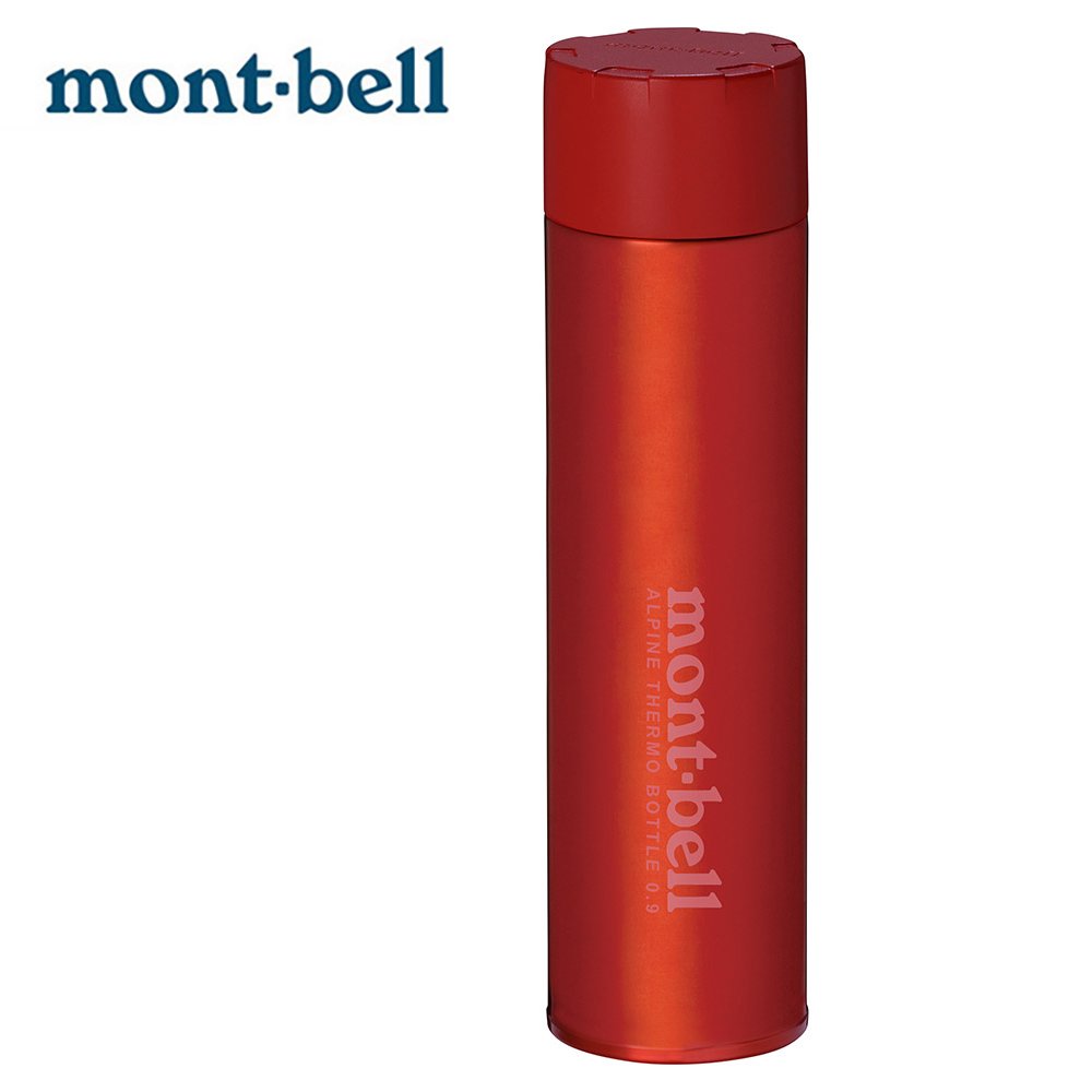 【Mont-bell 日本】Alpine Thermo Bottle 0.9L 輕量保溫瓶 紅色 (1134169)