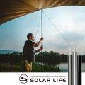Solar Life 索樂生活 33mm加厚營柱 280cm / 6061鋁合金.帳篷營柱 帳篷支撐桿 彈扣天幕桿 鋁合金營柱
