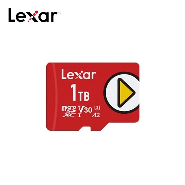 【Lexar雷克沙】PLAY microSDXC UHS-I V30 A2 1TB 512GB 256GB 記憶卡($2999)
