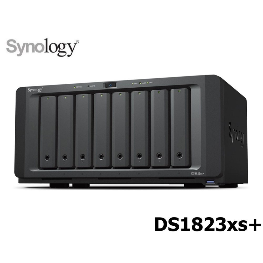 【含稅公司貨】Synology群暉 DS1823xs+ 8bay NAS網路儲存伺服器 (取代DS1621xs+)($139000)