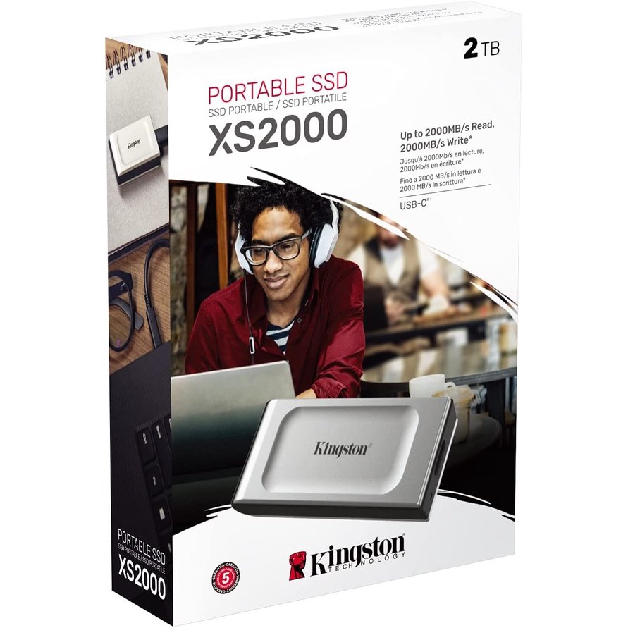 【含稅公司貨】金士頓Kingston SXS2000 4TB 2TB 1TB 外接式SSD 行動固態硬碟 XS2000($6490)