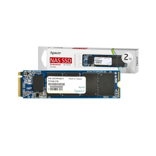 Apacer宇瞻PP3480 M.2 PCIe 2TB 1TB 512GB 256GB NAS 專用SSD