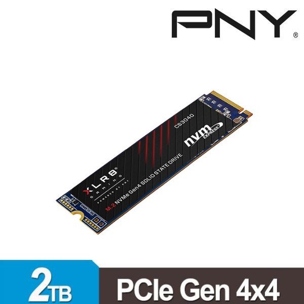 【含稅公司貨】PNY XLR8 CS3040 2TB 1TB M.2 2280 Gen4 SSD固態硬碟 PS5適用($2999)