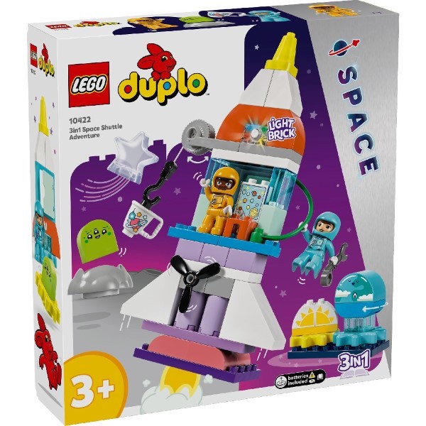 樂高LEGO DUPLO 三合一太空梭歷險 10422 TOYeGO 玩具e哥