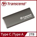 Transcend 創見 ESD265C 2TB USB3.1/Type C 雙介面行動固態硬碟 (TS2TESD265C)