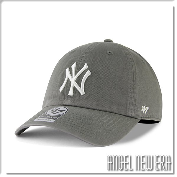 【ANGEL NEW ERA】47 brand MLB NY 紐約 洋基 鐵灰色 軟板 老帽 棒球帽 穿搭 潮流