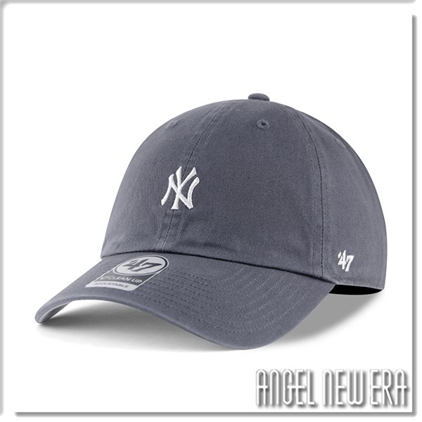 【ANGEL NEW ERA】47 brand MLB NY 紐約 洋基 灰藍色 小標 軟板 老帽 棒球帽 穿搭 潮流