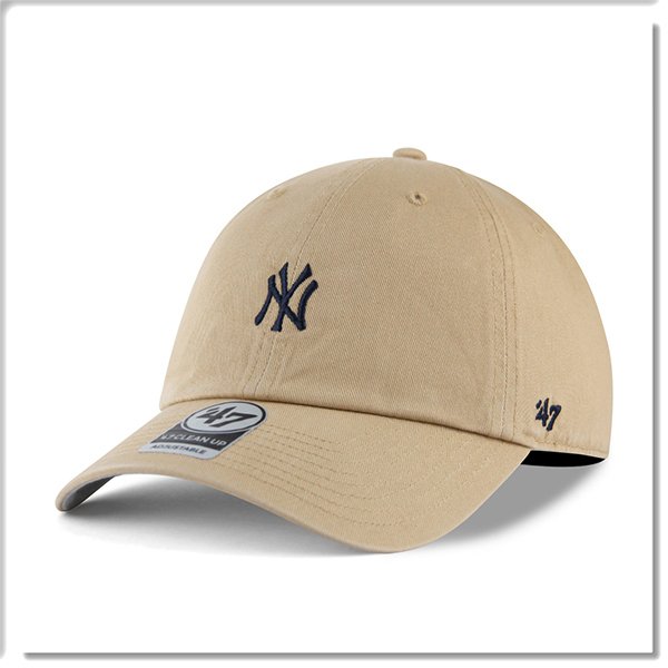 【ANGEL NEW ERA】47 brand MLB NY 紐約 洋基 卡其色 小標 軟板 老帽 棒球帽 穿搭 潮流