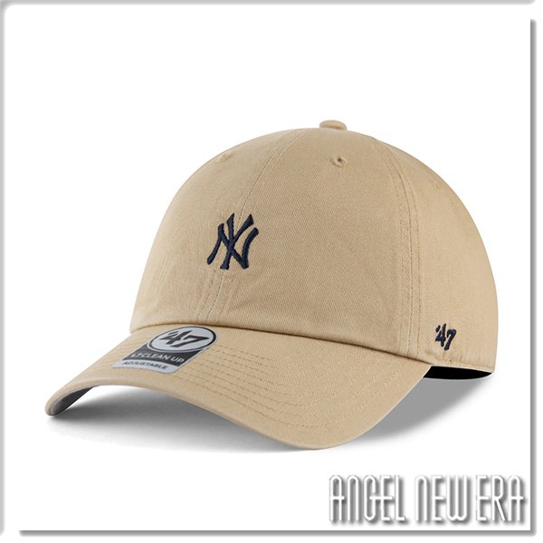 【ANGEL NEW ERA】47 brand MLB NY 紐約 洋基 卡其色 小標 軟板 老帽 棒球帽 穿搭 潮流