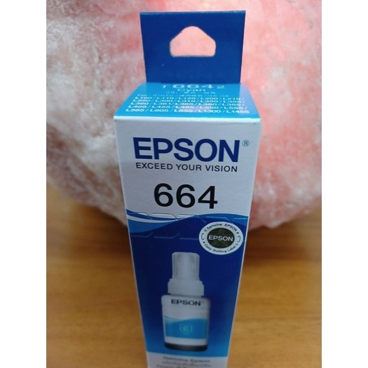 EPSON T664/T6642/T664200藍色原廠墨水匣L100/L110/L120/L200/L210/L220/L300/L310/L350/L355/L360/L365/L455/L550/L555/L565/L1300