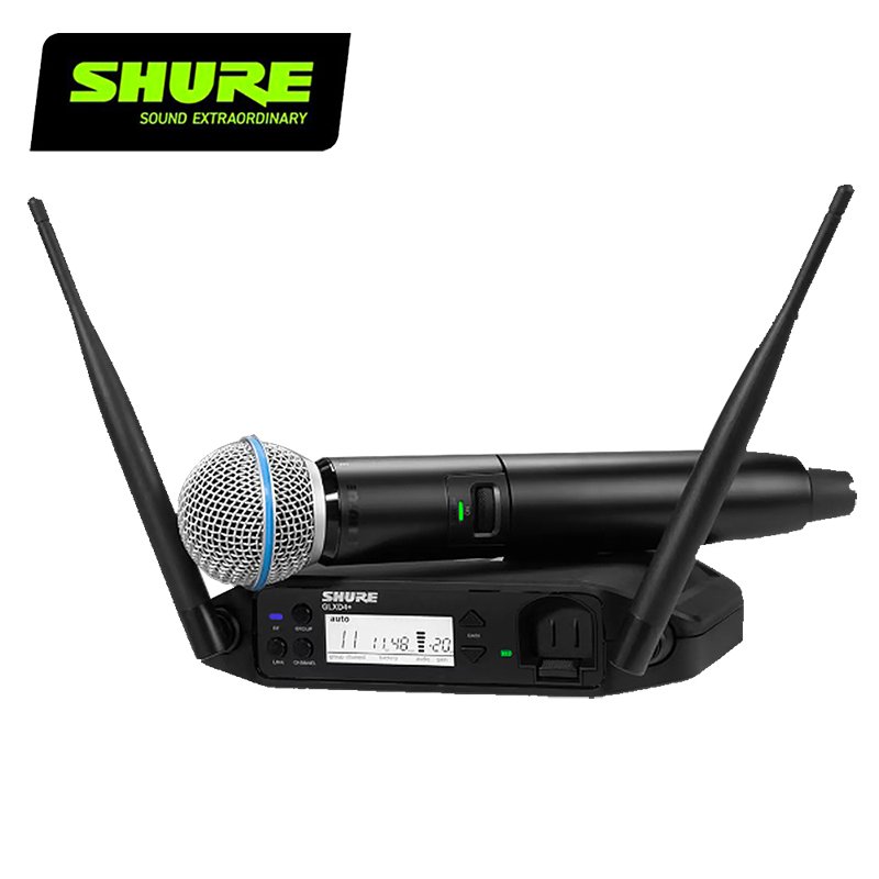 SHURE GLXD24+ / BETA58A 手持式人聲麥克風/高級數位無線麥克風系統-PLUS款最新5.8G技術/原廠公司貨