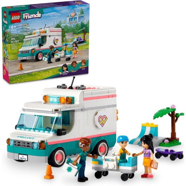 樂高LEGO FRIENDS 心湖城醫院救護車 42613 TOYeGO 玩具e哥
