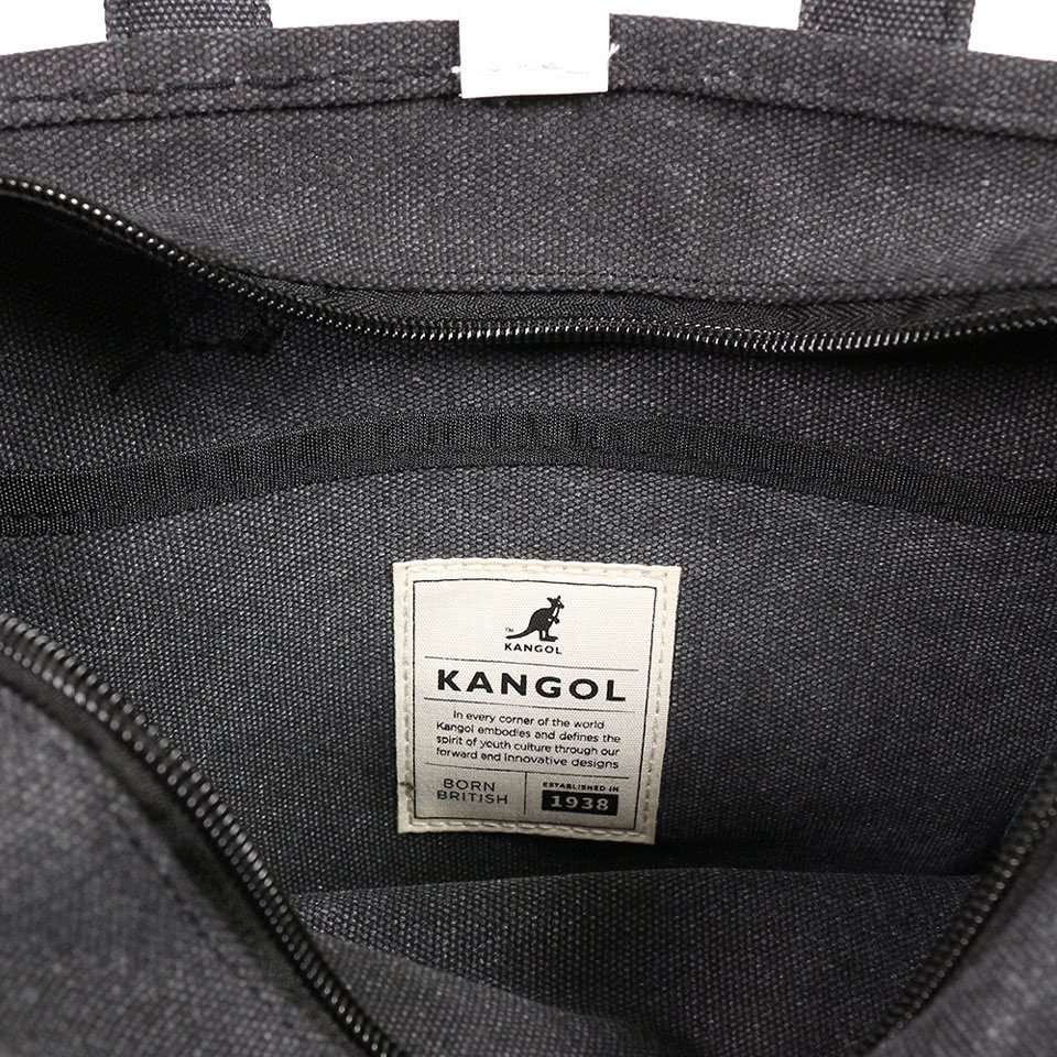 免運 KANGOL 袋鼠 側背包 水洗 帆布包 小方包 背帶可調式 耐磨 黑6325170420 原價1280