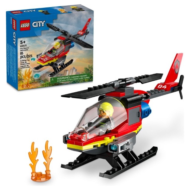 樂高LEGO CITY 消防救援直升機 60411 TOYeGO 玩具e哥